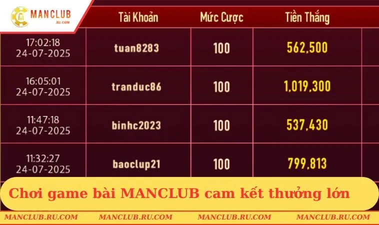 choi game bai manclub cam ket thuong lon Chơi game bài MANCLUB cam kết thưởng lớn