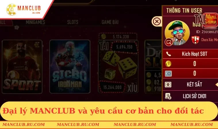 Đại lý MANCLUB và yêu cầu cơ bản cho đối tác