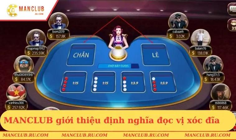 MANCLUB giới thiệu định nghĩa đọc vị xóc đĩa