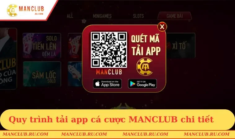 Quy trình tải app cá cược MANCLUB chi tiết