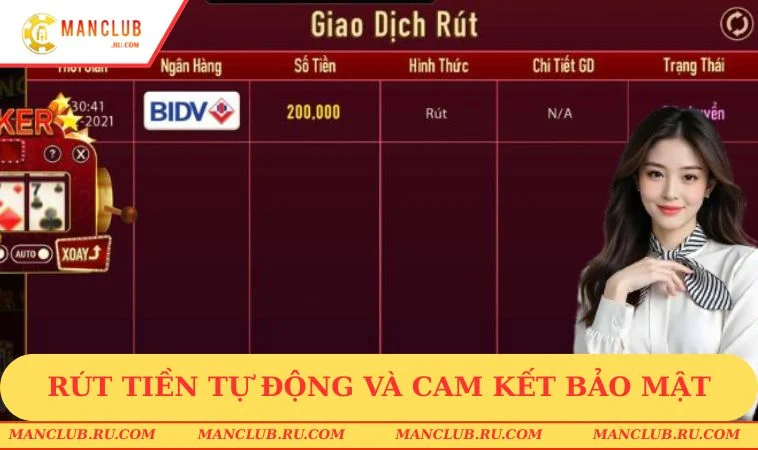 rut tien manclub bao mat Rút tiền tự động và cam kết bảo mật tối đa